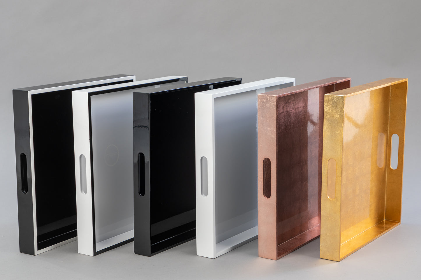 Square Black Gloss Tray - TrayBonne