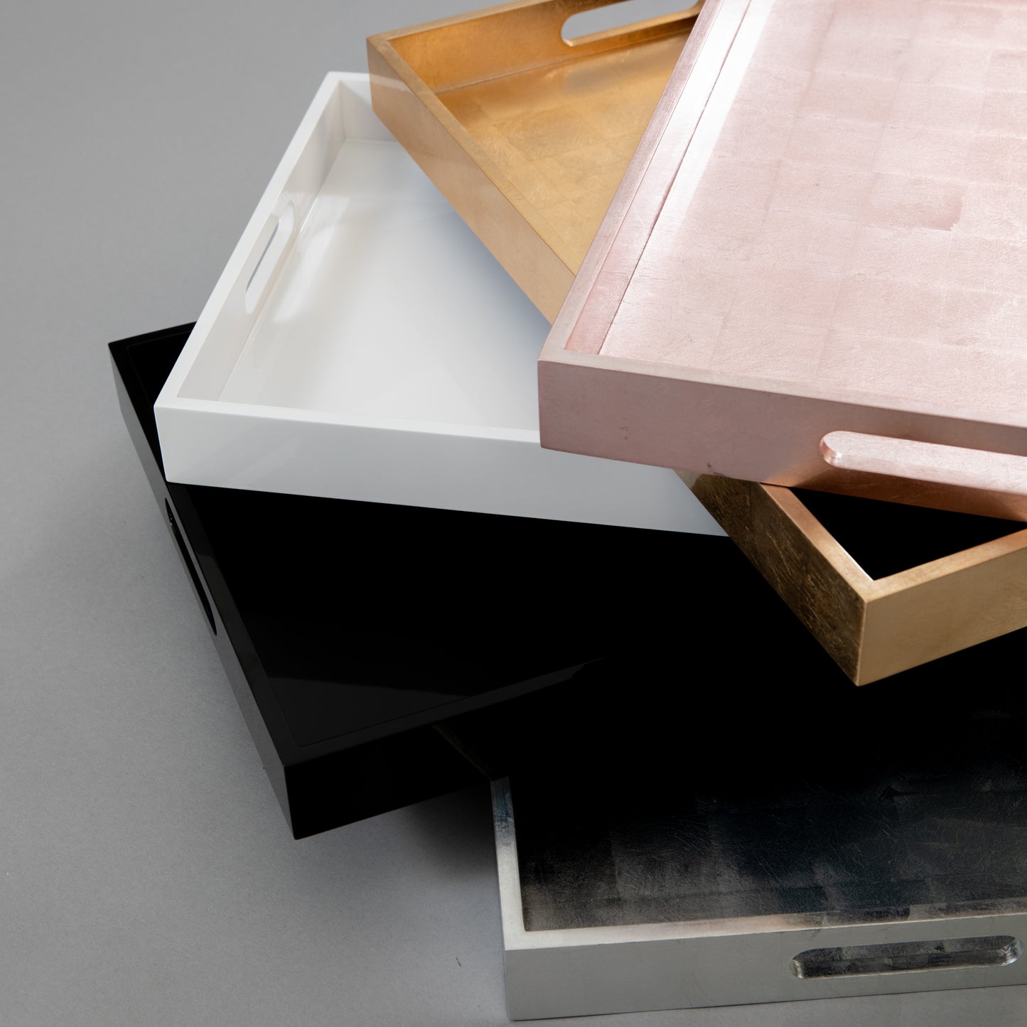 Medium Rectangular Rose Pink Tray - TrayBonne