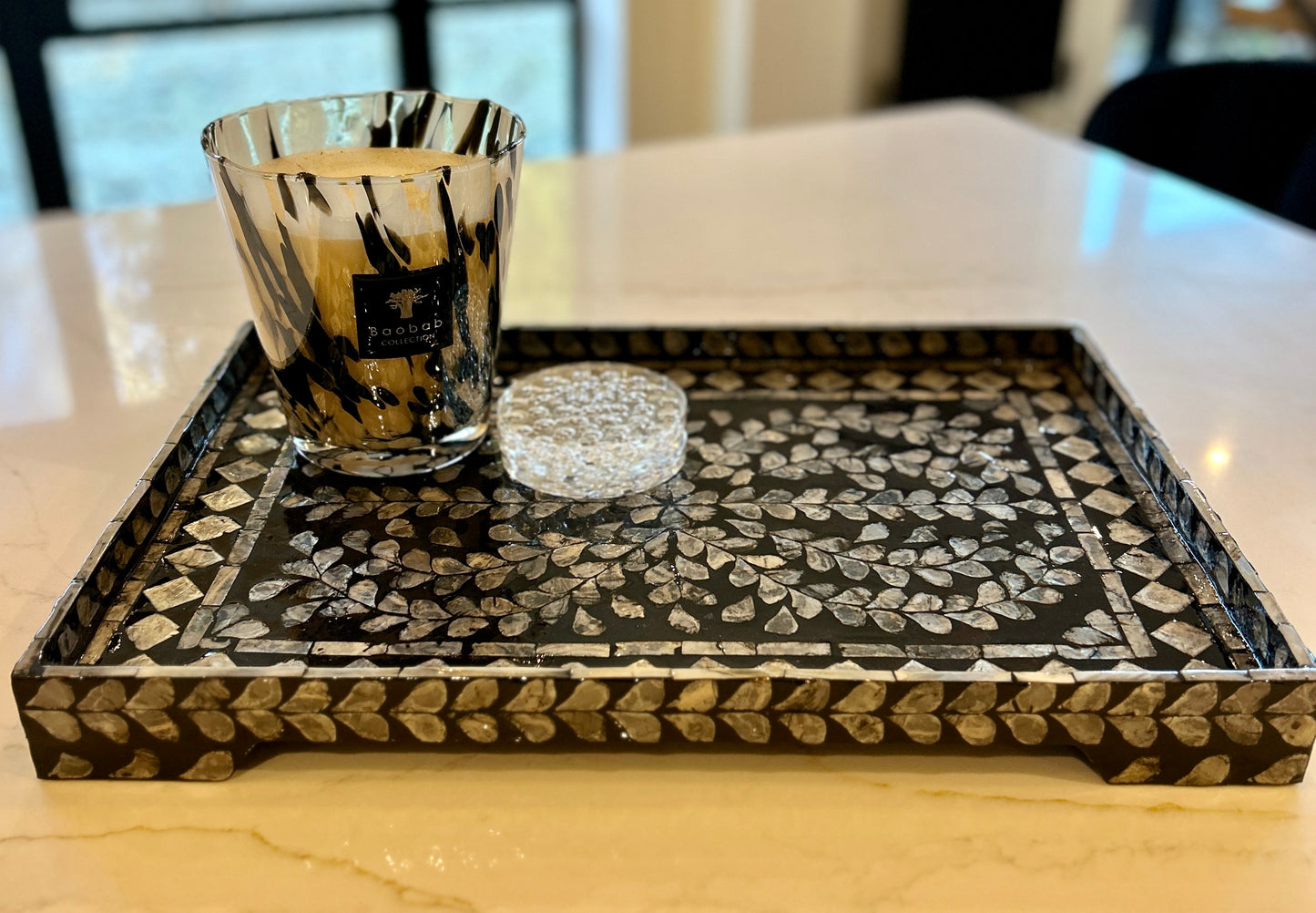 Mother of Pearl Design Tray