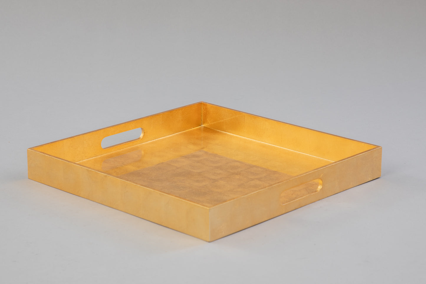 Square Champagne Gold Lacquered Tray