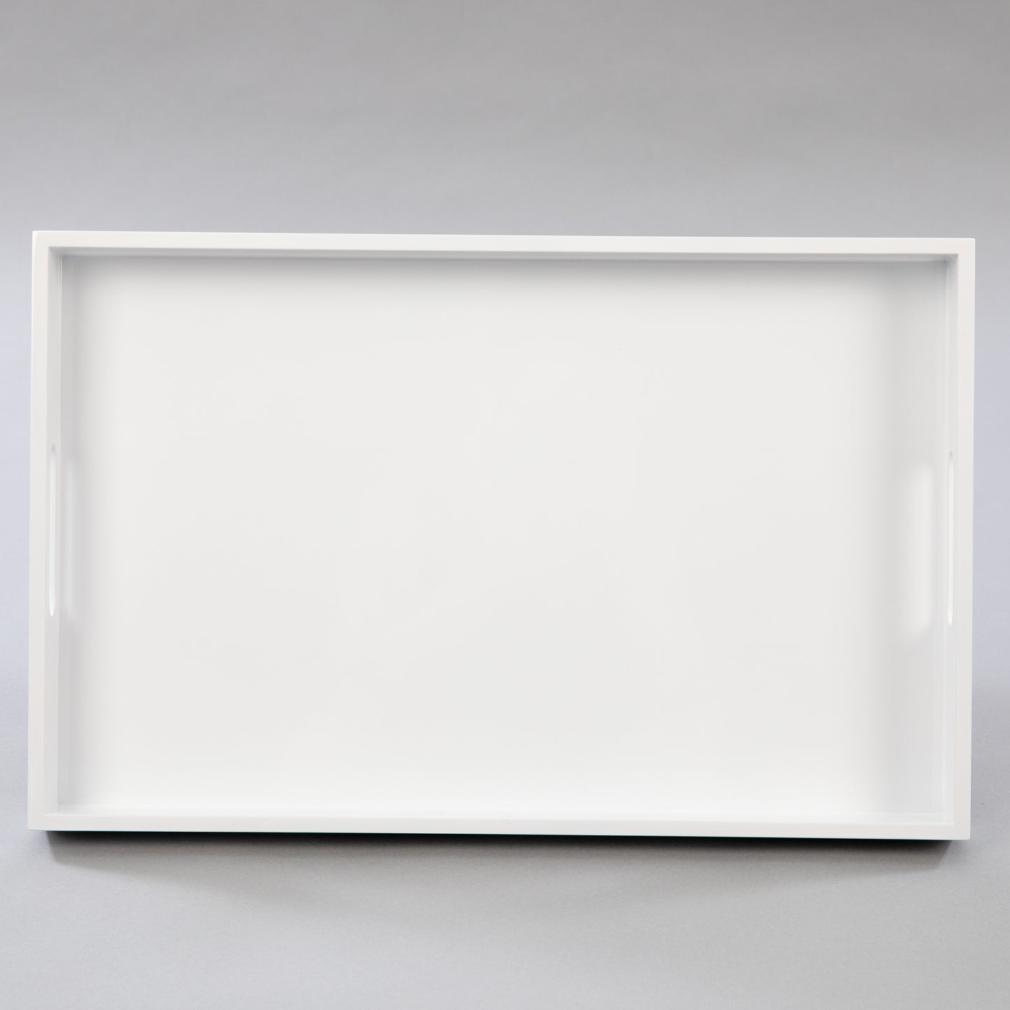 Medium Rectangular White Gloss Tray