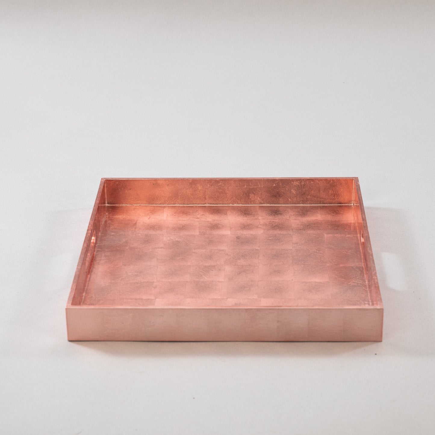 Square Rose Pink Lacquered Tray