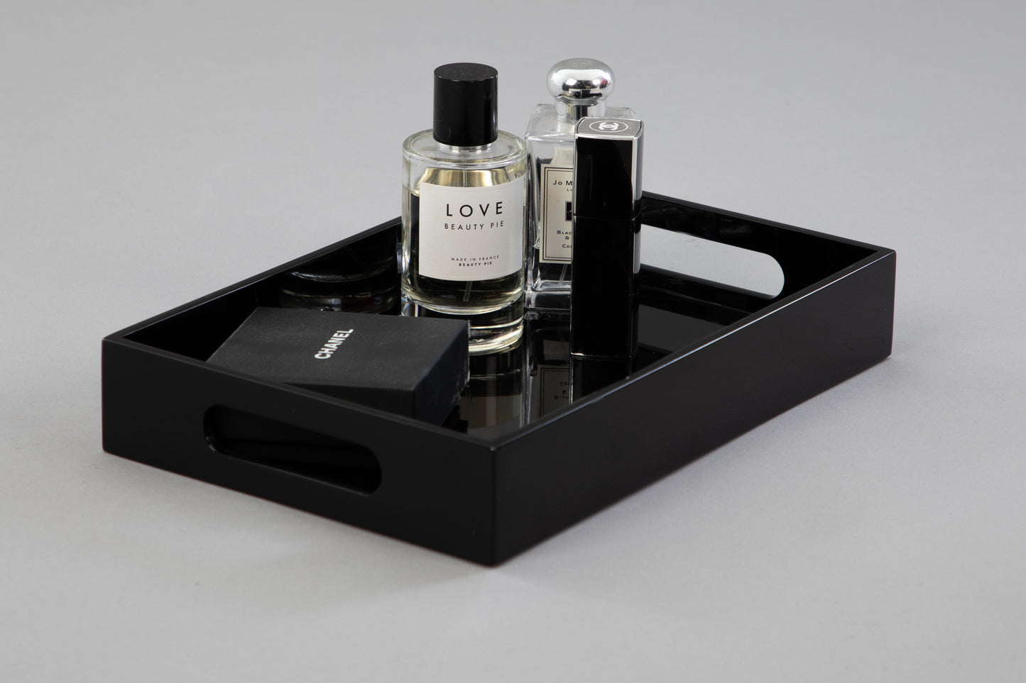 Small Rectangular Black Gloss Tray