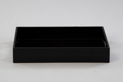 Small Rectangular Black Gloss Lacquered Tray