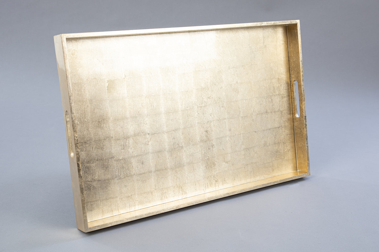 Large Rectangular Gold Lacquered Tray