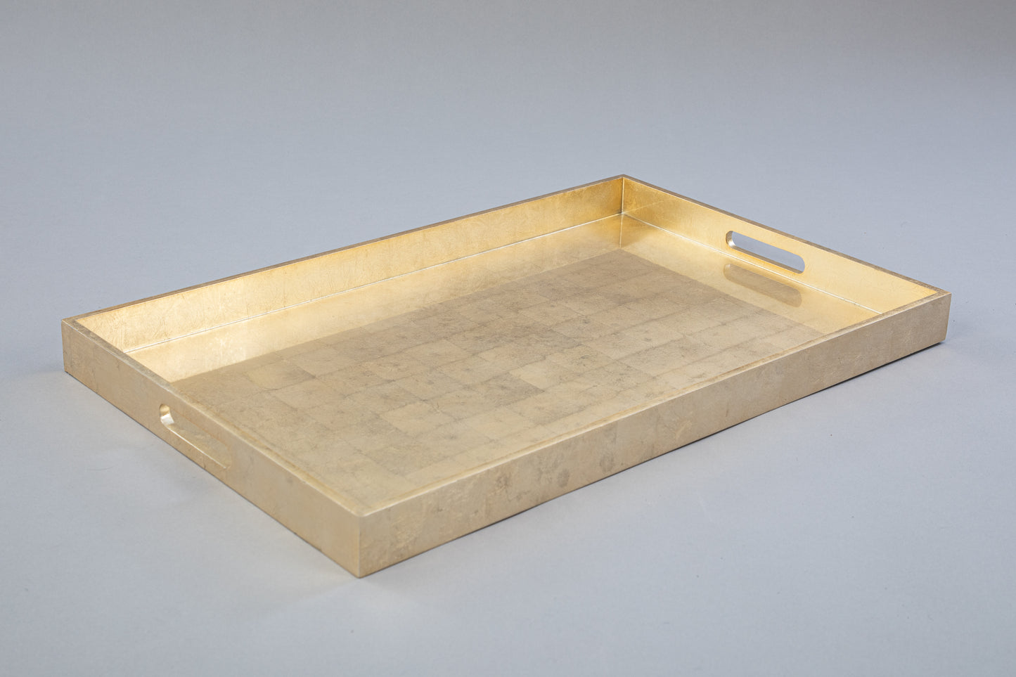 Large Rectangular Gold Lacquered Tray