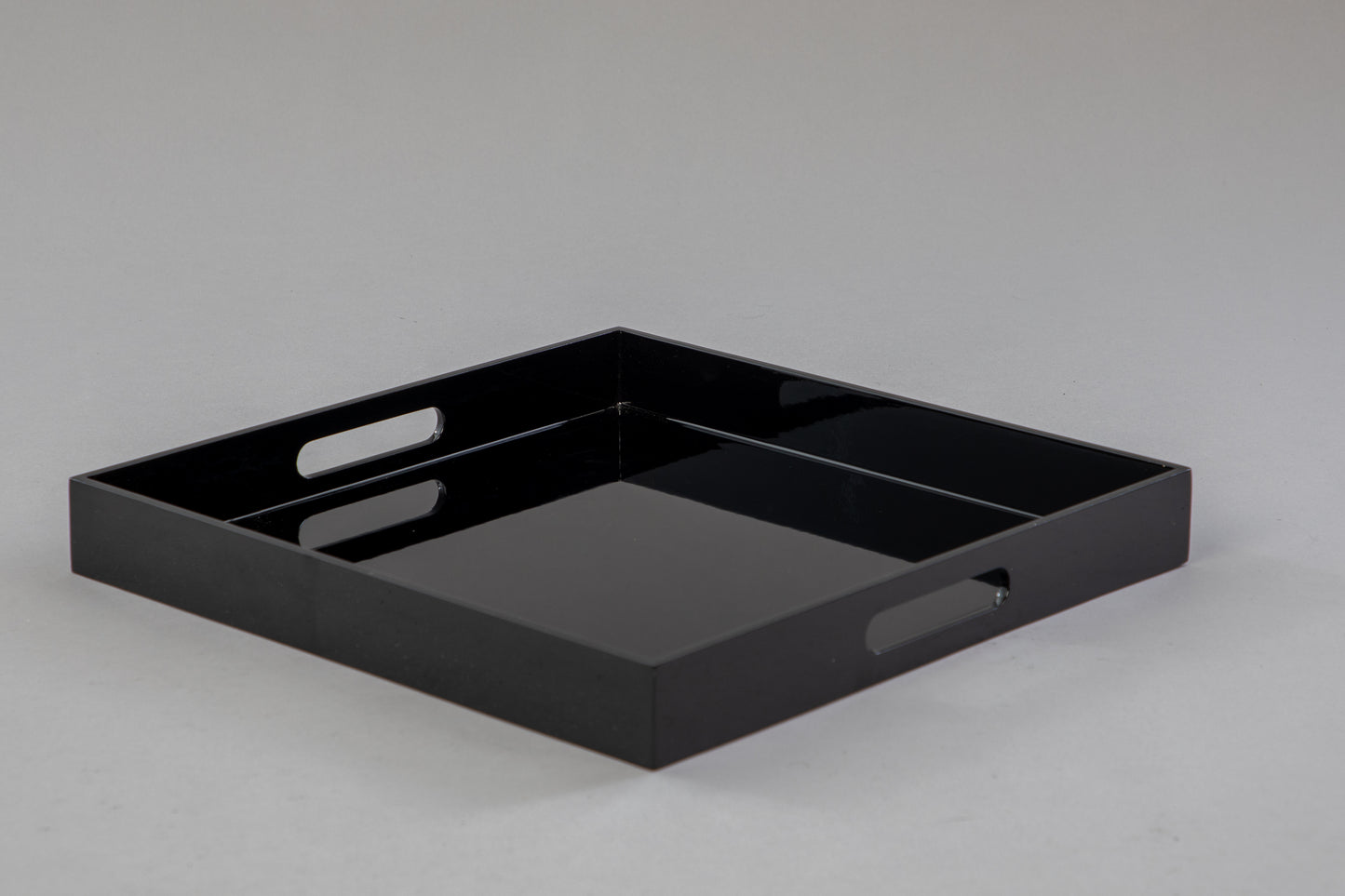 Square Black Gloss Tray