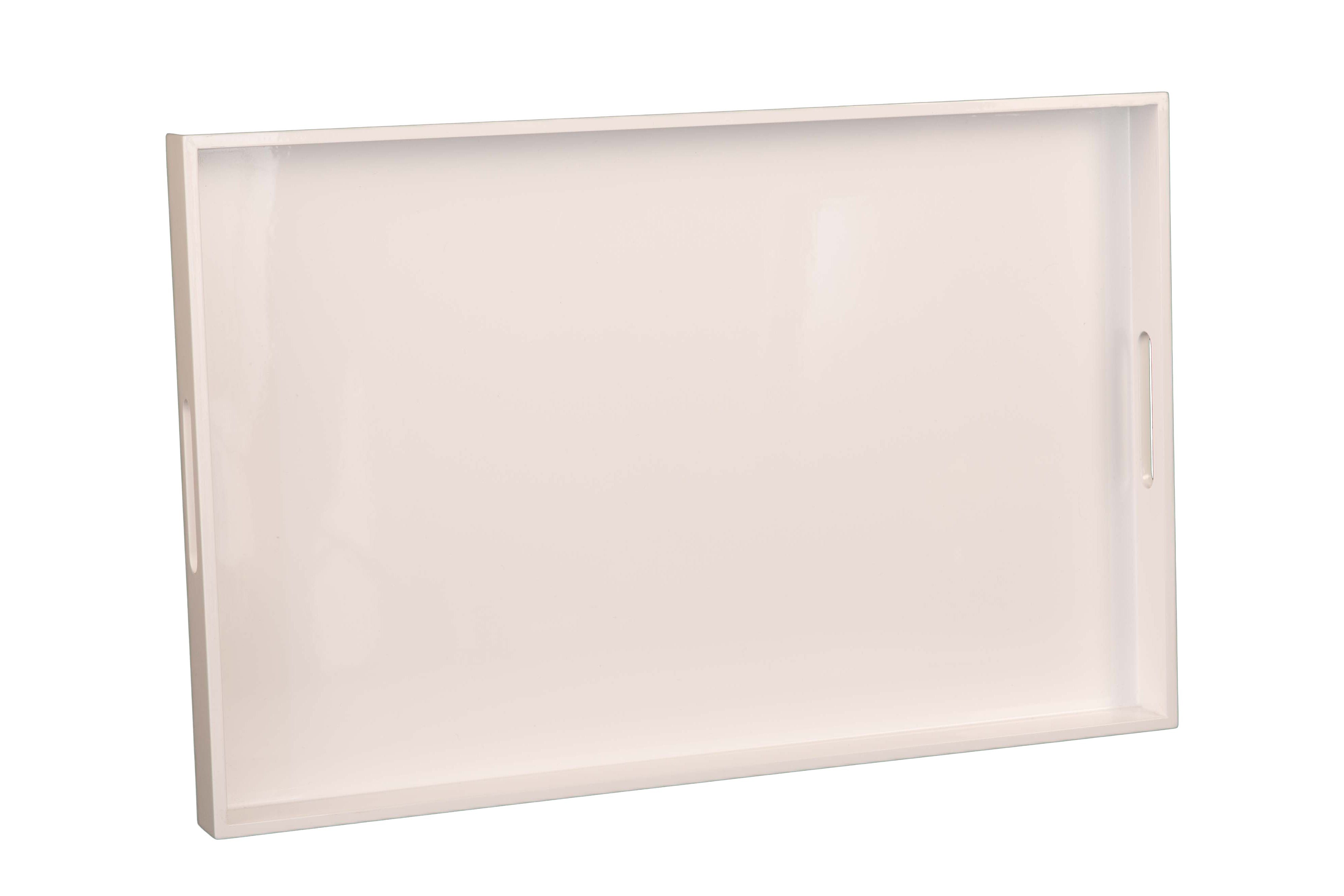 Large Rectangular White Gloss Tray – TrayBonne